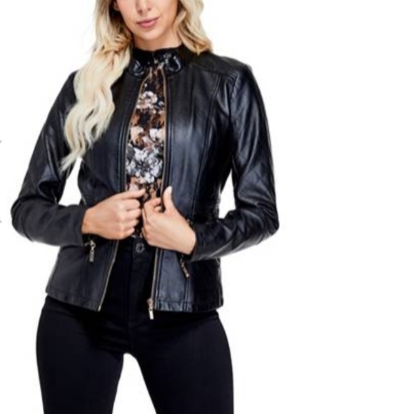 new look faux leather jacket